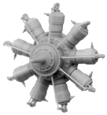 Gnome Monosoupape 9B-2 (100 hp) Engine (72)