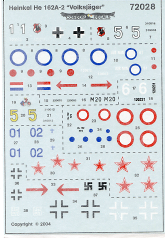 He 162A-2 "Volksjager" (72)