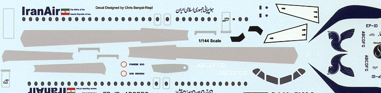 Iran Air Fokker 100 (144)