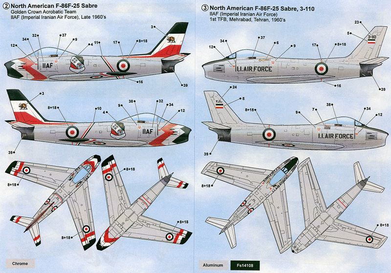 Iranian AF F-86 Sabres (72)