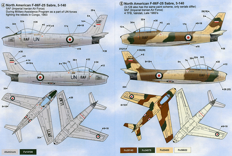 Iranian AF F-86 Sabres (72)