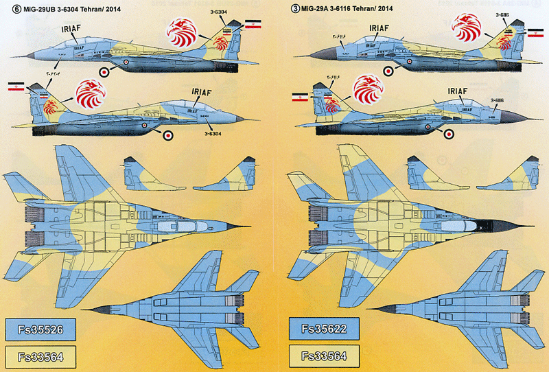 Iranian AF MiG-29 Fulcrums (72)