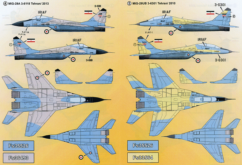 Iranian AF MiG-29 Fulcrums (72)