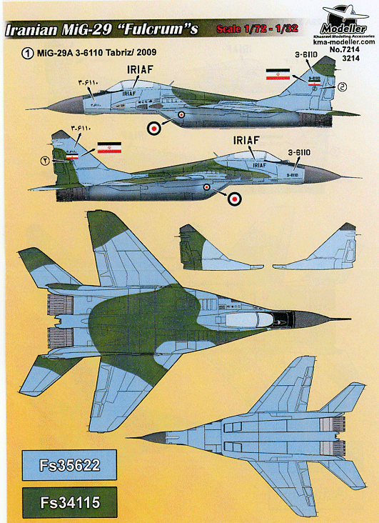 Iranian AF MiG-29 Fulcrums (72)