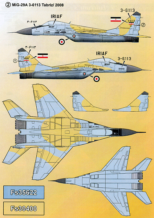 Iranian AF MiG-29 Fulcrums (72)