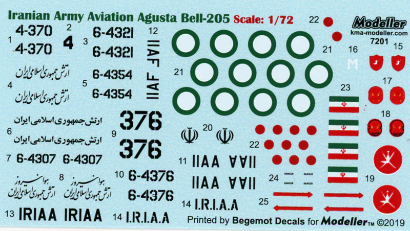 Iranian Army Aviation Agusta Bell 205 (72)