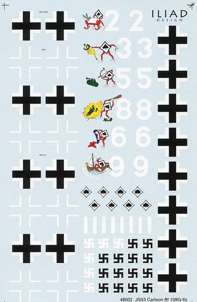 JG53 'Cartoon' Bf109G's (48)