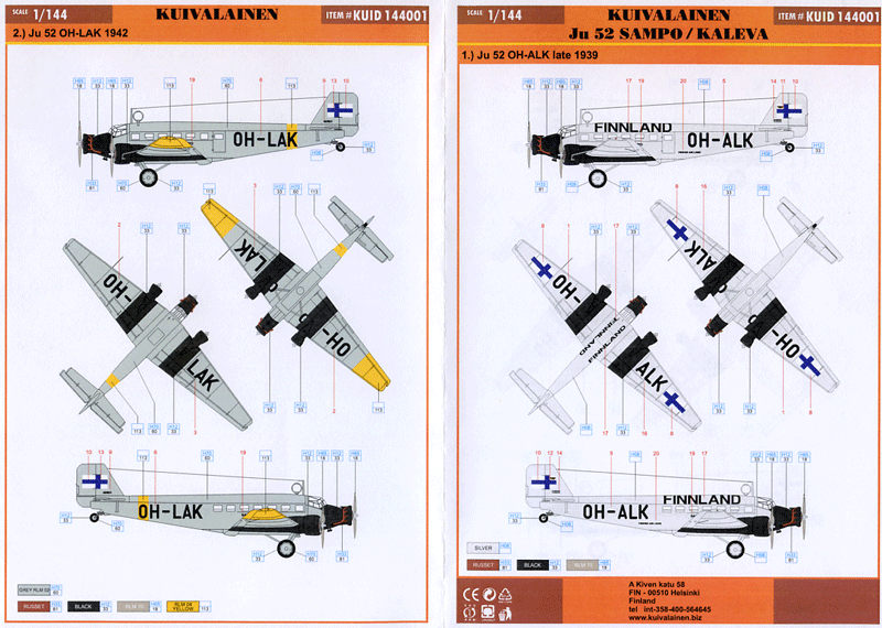 Junkers Ju52 Aero Oy [now Finnair] (144)