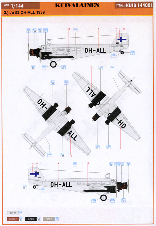 Junkers Ju52 Aero Oy [now Finnair] (144)