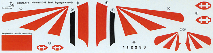 Klemm Kl.35b Lithuanian National Guard (72)