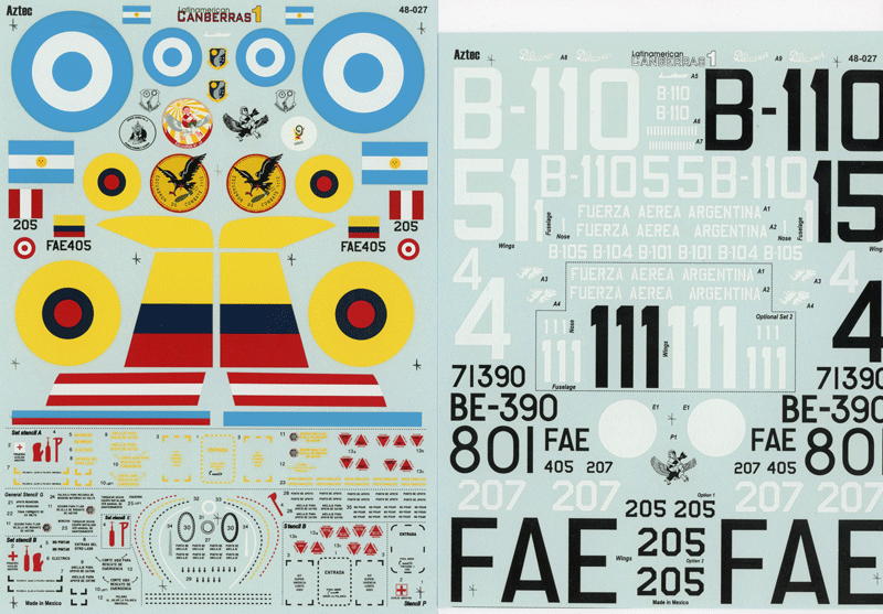 Latin American Canberras Pt:1 (48)