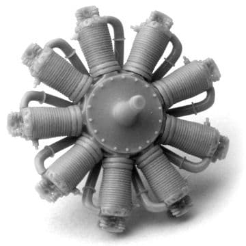 Le Rhône 9J/Oberursel Ur.II (110 hp) Engine (72)