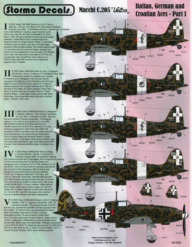 Macchi C.205V Italian, Croatian & German (48)