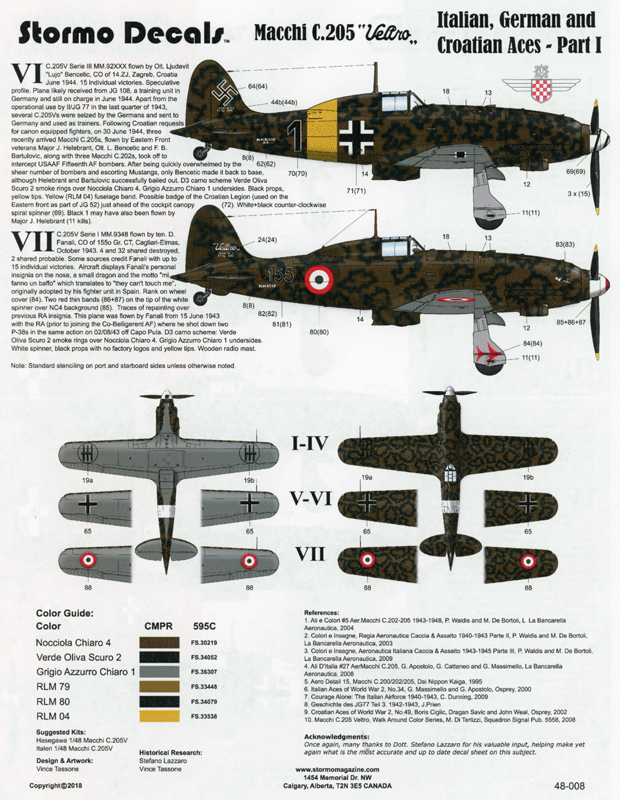 Macchi C.205V Italian, Croatian & German (48)