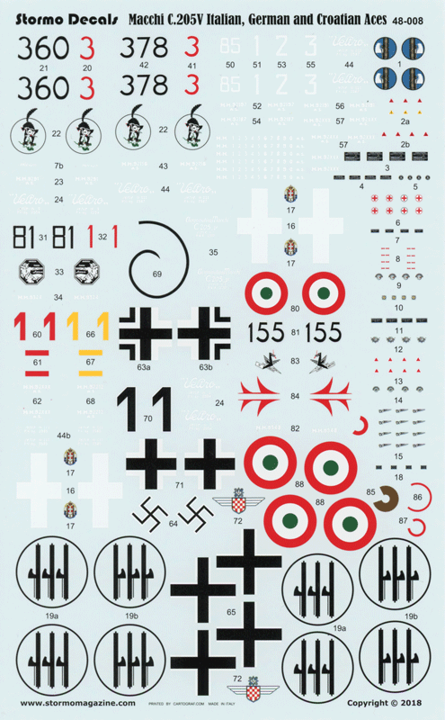 Macchi C.205V Italian, Croatian & German (48)