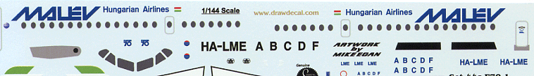 Malev Hungarian Fokker F-70 (144)