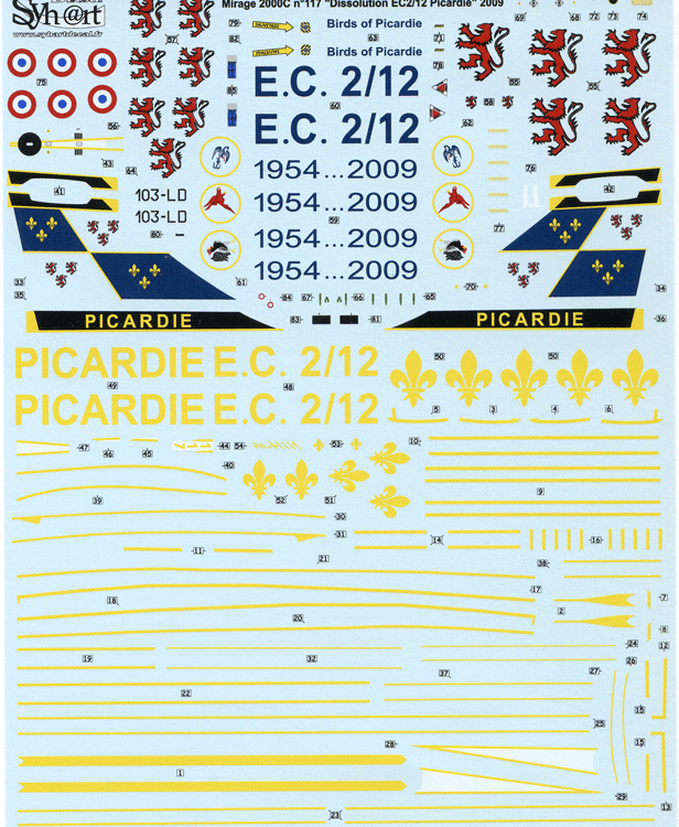 Mirage 2000C "Dissolution EC2/12 Picardie" (72)
