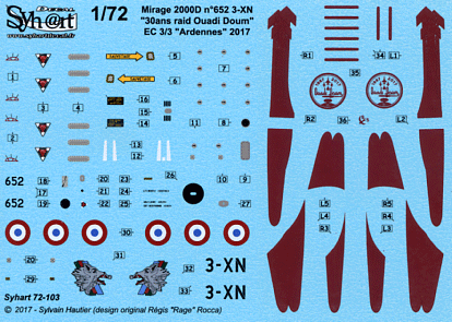 Mirage 2000D EC3/3 1987-2017 (72)