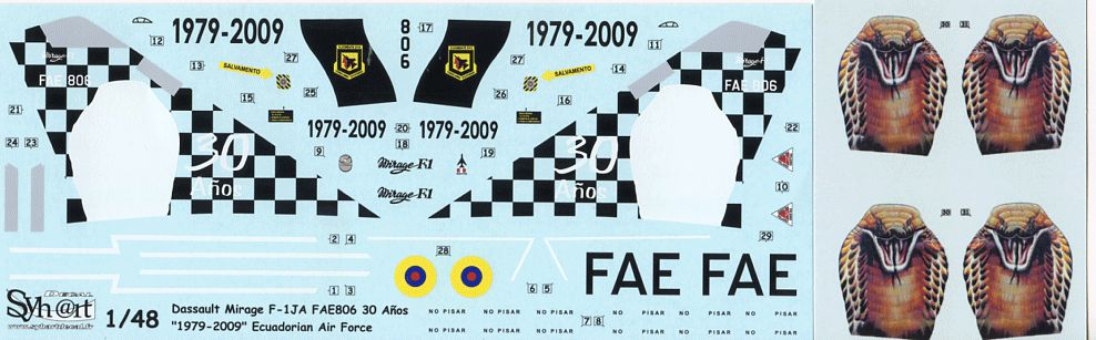Mirage F-1JA Ecuadorian AF 30 Years (48)
