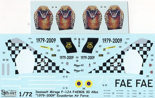 Mirage F-1JA Ecuadorian AF 30 Years (72)