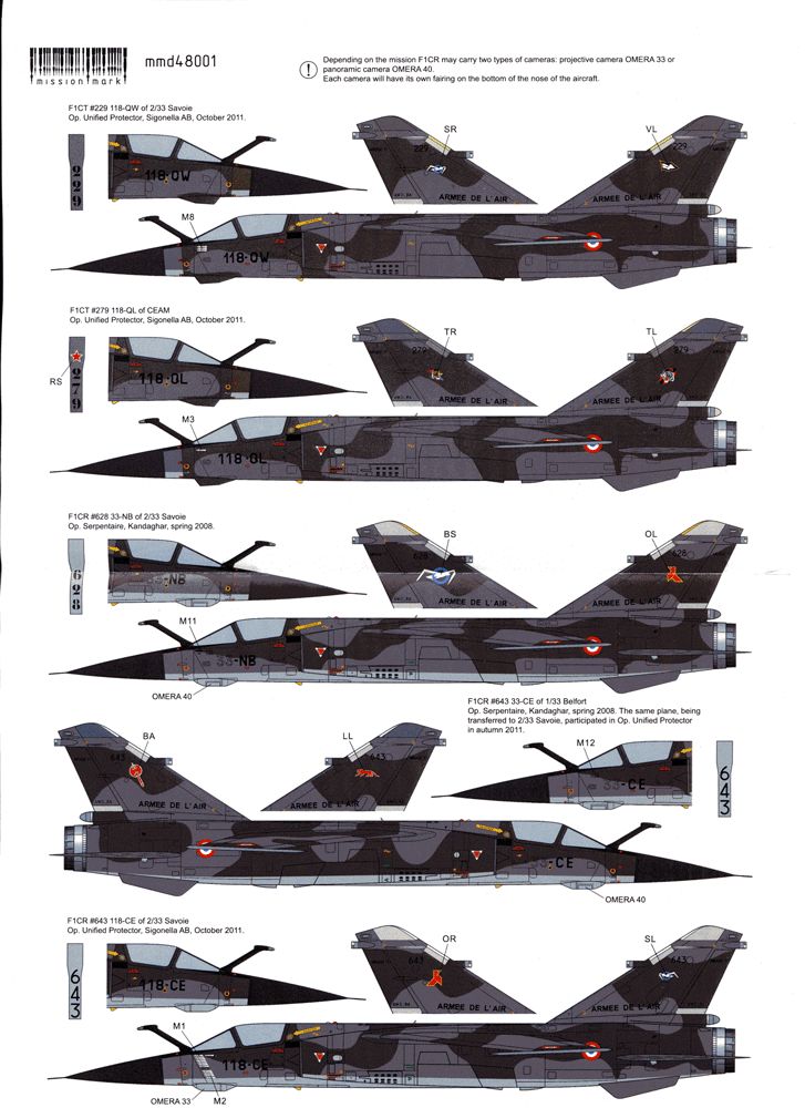 Mirage F1CT/CR of the Armee de l'Air (48)
