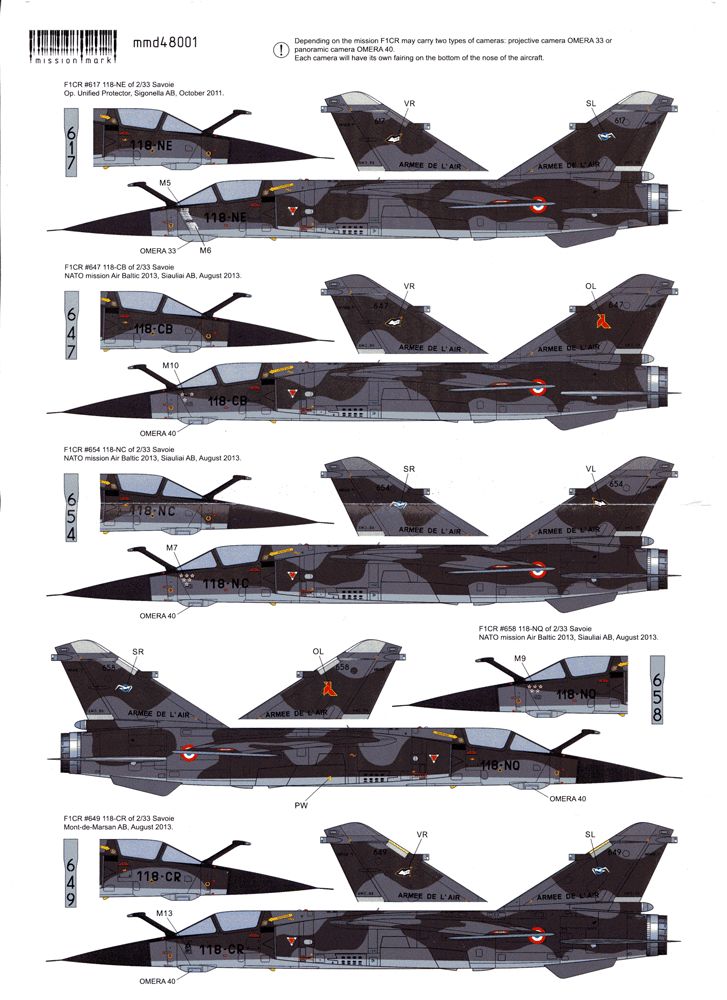 Mirage F1CT/CR of the Armee de l'Air (48)