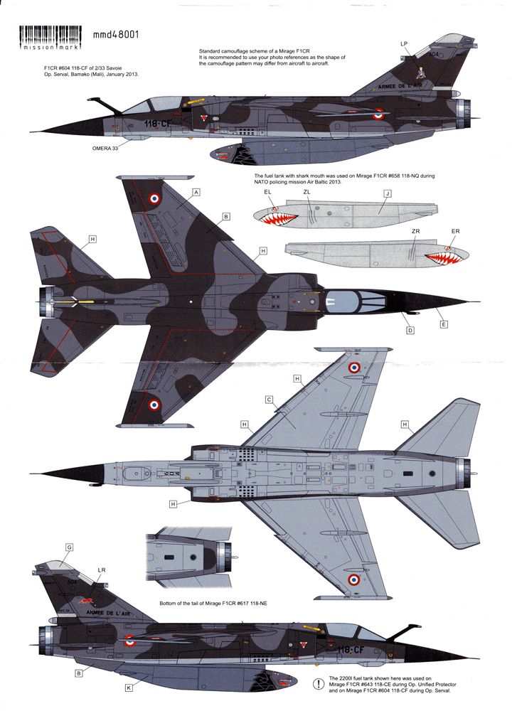 Mirage F1CT/CR of the Armee de l'Air (48)