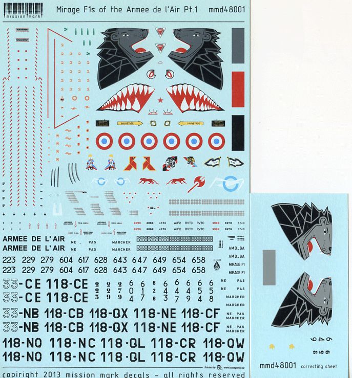 Mirage F1CT/CR of the Armee de l'Air (48)