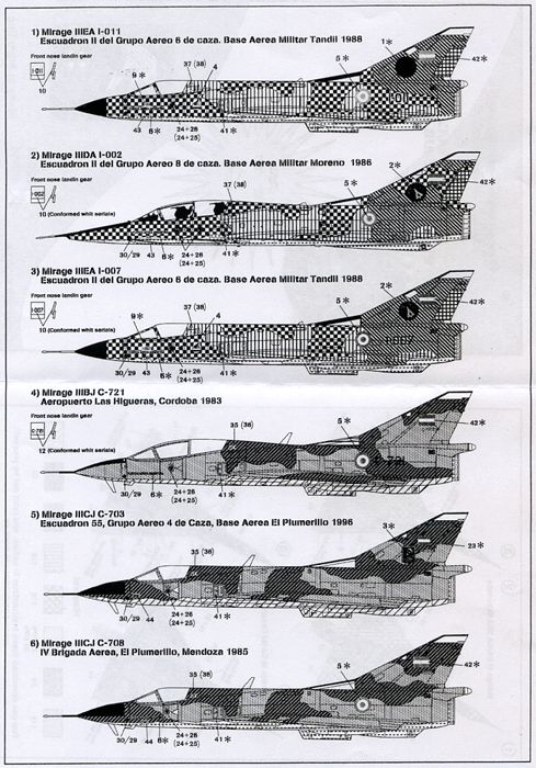 Mirage III EA/CJ in Argentine AF II (48)