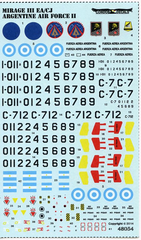 Mirage III EA/CJ in Argentine AF II (48)
