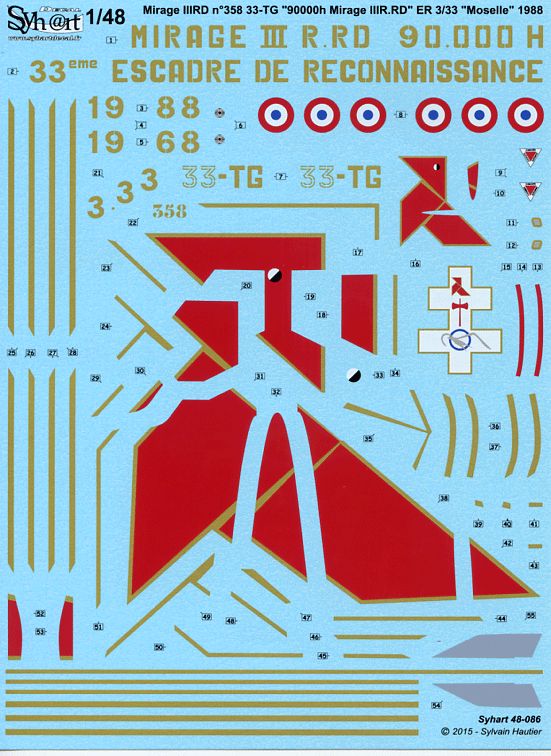 MIRAGE IIIRD "90000H MIRAGE IIIR/RD" (48)