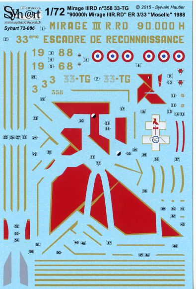 Mirage IIIRD "90000h Mirage IIIR/RD" (72)