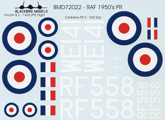 Raf R2052 RAF 1950 s PR 72