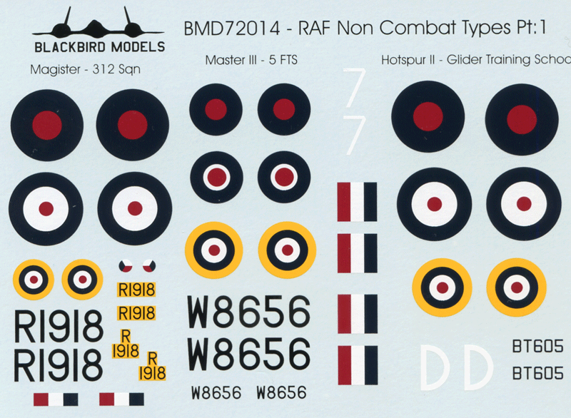 RAF Non Combat Types Pt:1 (72)