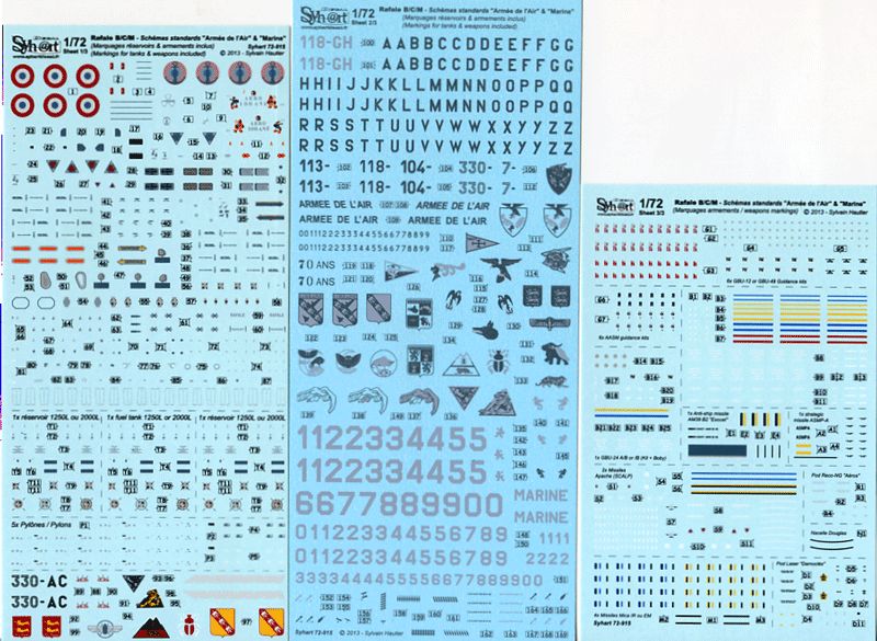 Rafale B/C/M Standard Markings (72)