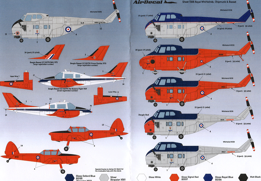 Royal Whirlwinds, Chipmunk & Basset (72)