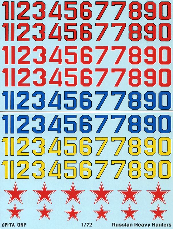 Russian BORT Numbers 1