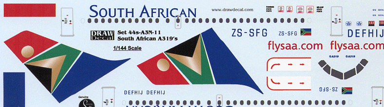 South African Airways A.319 Airbus (144)