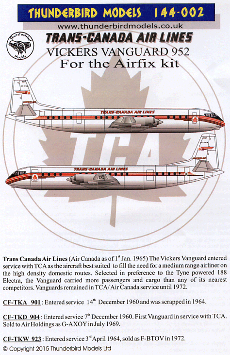 Trans-Canada Air Lines Vanguard (144)