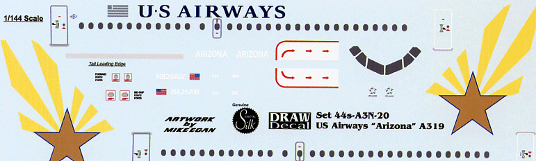 US Airways A.319 "Arizona" (144)