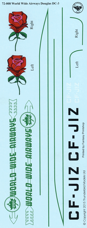World Wide Airways C-47 (72)