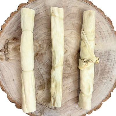 Dog Chews Single Lamb Skin Roll 30cm Reduced
