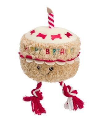 Happy Birthday Cake Rope Dog Toy Reduced End of Line