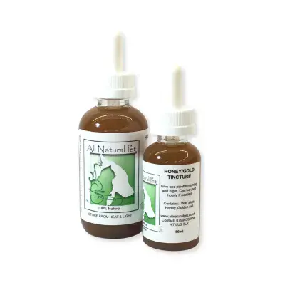 Honey/Gold Tincture - Helps to support pets with allergiesAllergies