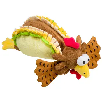 House of Paws Chicken Wrap Plush Dog Toy REDUCED