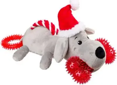 House of Paws Santa Paws Multi Textured Dog Toy