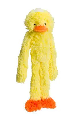 Long Furry Chick Dog Toy 47cm