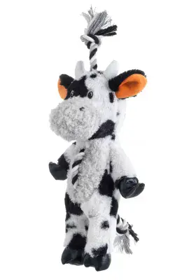 New...Farm Yard Rope Cow Dog Toy