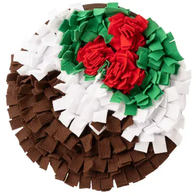 Reduced...House Of Paws Snuffle Toy - Christmas Pudding