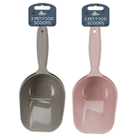 Two Pet Food Scoops